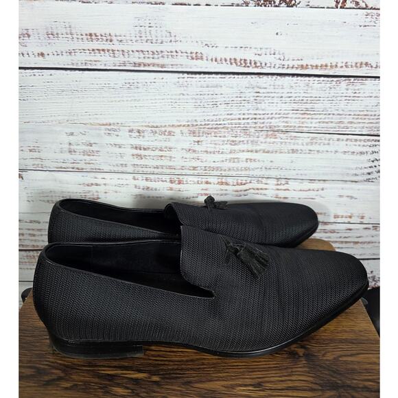 Stacy Adams Men\'s Tazewell Slip-On Tassel Loafers Black Size 13M main image 4